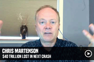 Chris Martenson $40 Trillion Lost In Next Crash
