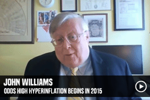 John Williams Odds High Hyperinflation Begins In 2015