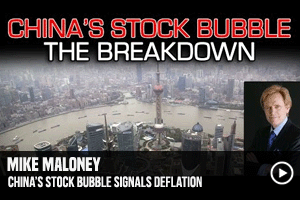 Mike Maloney China's Stock Bubble Signals Deflation
