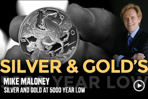 Mike Maloney Silver And Gold At 5000 Year Low